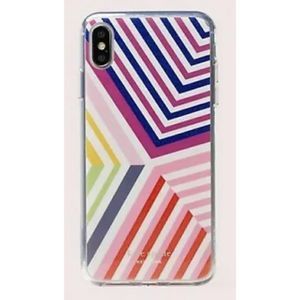 Kate Spade iPhone XS MAX Glitter Geobrella Comold Durable Phone Case NEW
